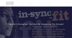 Desktop Screenshot of insyncfit.com